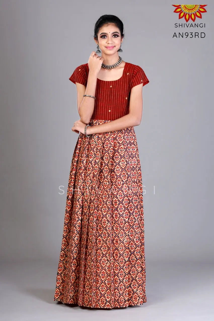 Shop the Best Selection of Fine Narayanapet Cotton Long Dresses-Ekanta –  ekantastudio